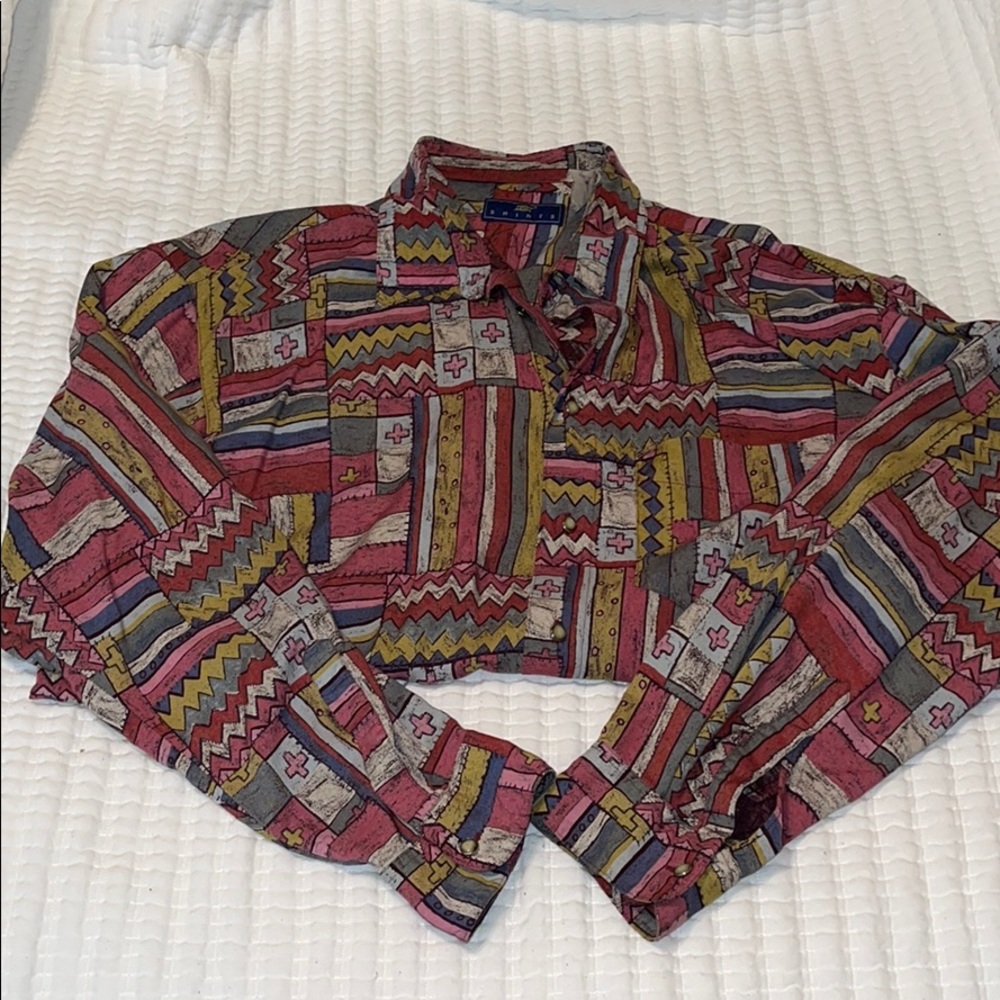 90s button up